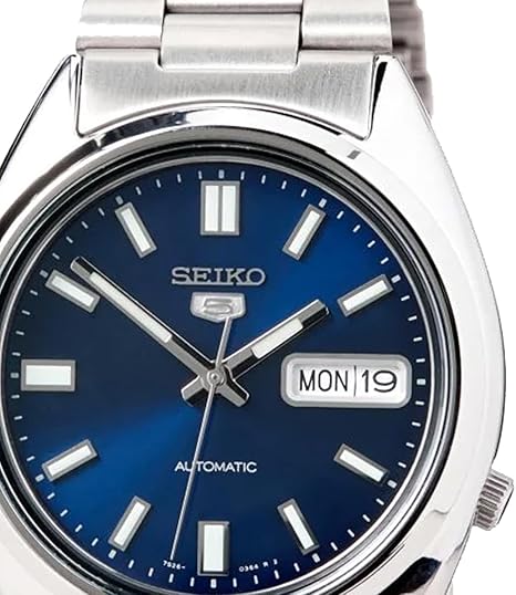 SEIKO® 5 Automatic Men's Watch – SNXS77 Blue Dial Stainless Steel