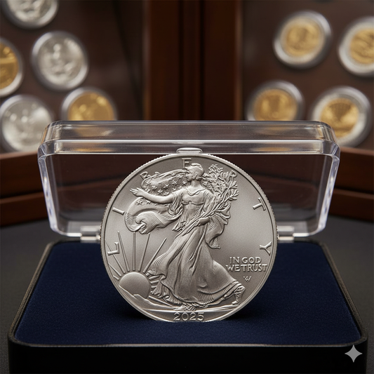 1 oz American Silver Eagle BU (Random Year) – Lot of 10