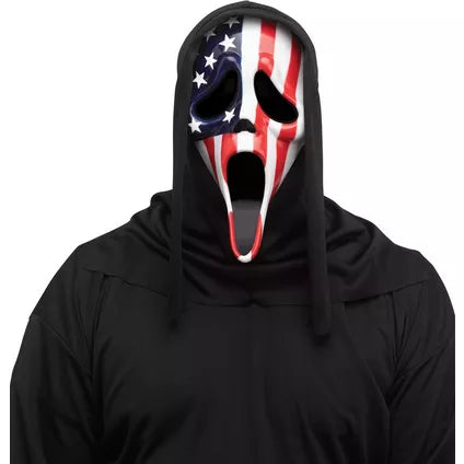 Patriotic Ghostface® Mask – Scream with Stars &amp; Stripes