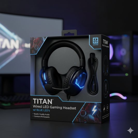 Titan Wired LED Gaming Headset