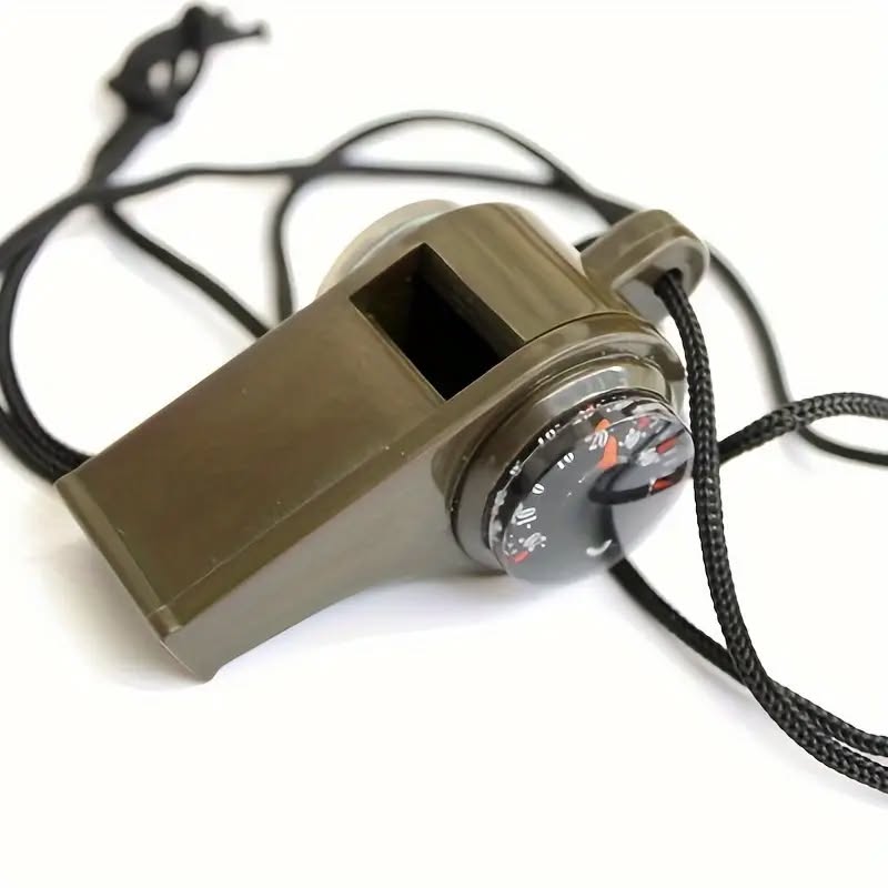 3-in-1 Survival Whistle Multi-Tool