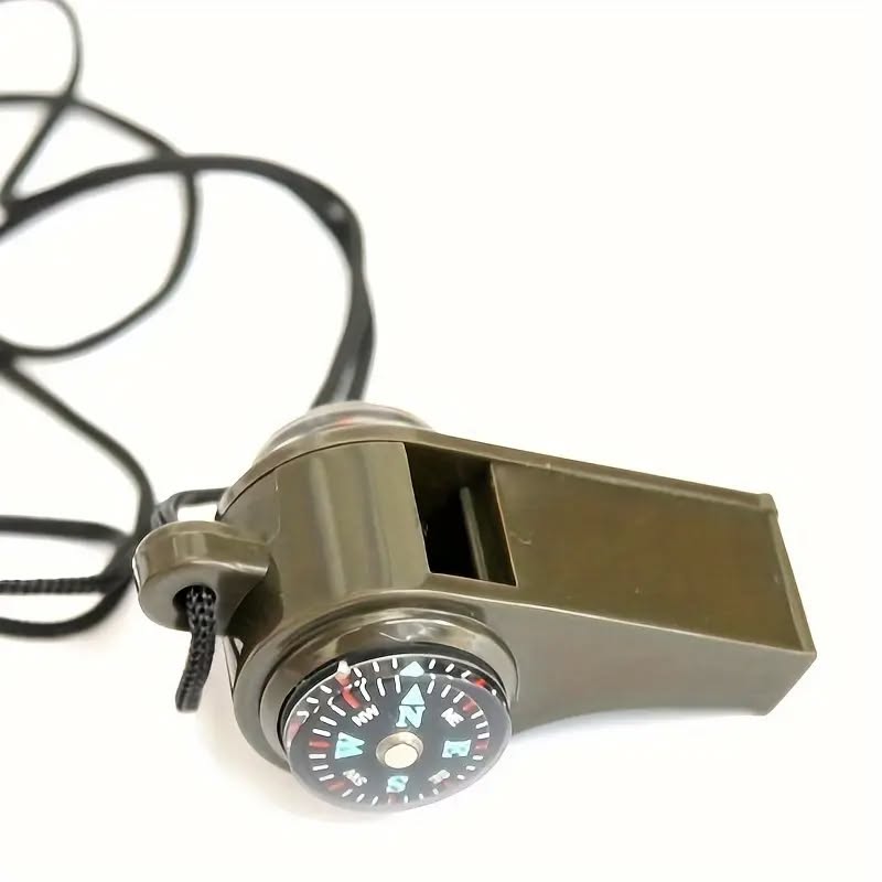 3-in-1 Survival Whistle Multi-Tool